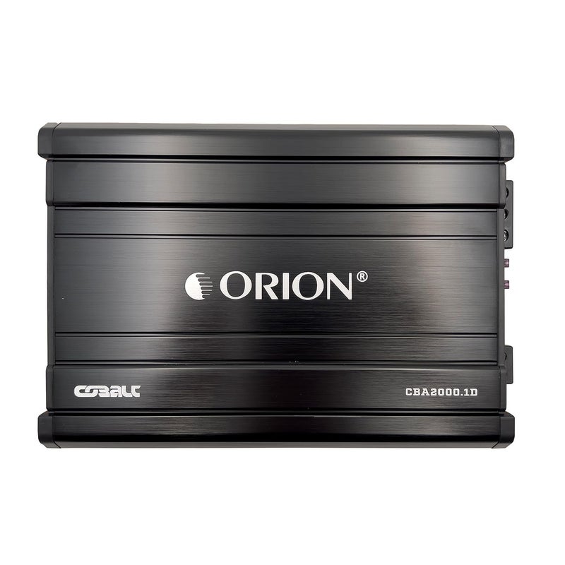 Orion مضخم صوت أحادي القناة من أوريون كوباالت CBA2000.1D لفئة D للسيارة، 2000 واط كحد أقصى، مستقر عند 1/2/4 أوم، تمرير منخفض قابل للتعديل مع تعزيز للباس، مزود طاقة MOSFET، مع زر للباس - Image 2